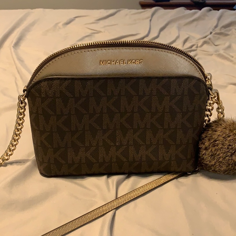 Michael Kors purse with puff